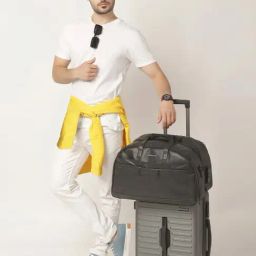 THE HOLISTIK Black Large Drifter Duffel Bag-43