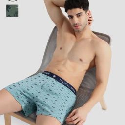 U.S. Polo Assn. Multicolored Comfort Regular Fit Solid OEX09 Boxers - Pack of 2-image-72