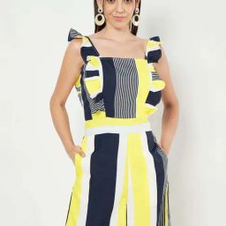 Brinns Multicolor Regular Fit Printed Jumpsuit-picture-4