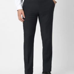 Van Heusen Black Slim Fit Trousers-image-114