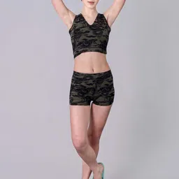 Keepfit Camouflage Printed Sleeveless Swim Set-picture-58