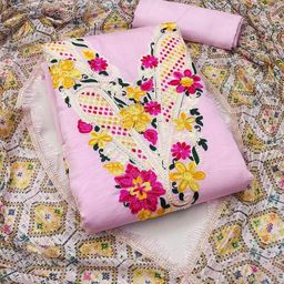 Rangtulika Ethnics Embroidered Unstitched Dress Material-picture-24