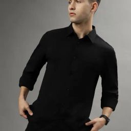 Iconic Black Slim Fit Shirt-picture-33