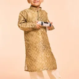 Manyavar Boys Floral Printed Kurta with Pyjama-image-70