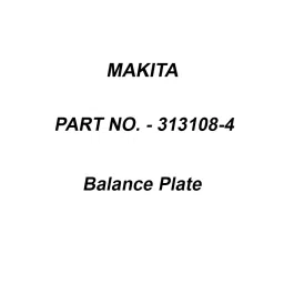 Makita Balance Plate Suitable For 4350CT, Part No 313108-4-picture-8