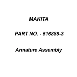 Makita 220-240 V Armature Assembly for 4112HS, Part No 516888-3-picture-36