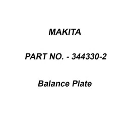 Makita Balance Plate Suitable For 4306, Part No 344330-2-picture-10