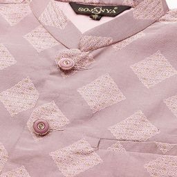SOJANYA Regular Kurta With Churidar & With Nehru Jacket image 2