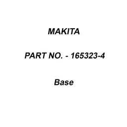 Makita Base Suitable For MT410, Part No 165323-4-picture-12