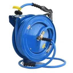 Zephyr Heavy Duty Auto-Retractable Water Hose Reel Rubber Blue 13 mm x 15 m, ZWR1315HD-GR-40