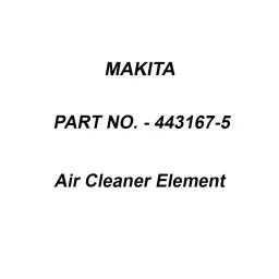 Makita Air Cleaner Element Suitable For RBC2510 , Part No 443167-5-picture-47