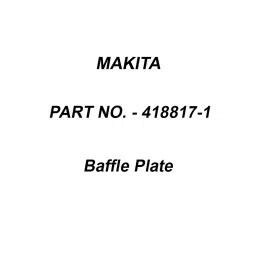 Makita Baffle Plate Suitable For JR3070CT, Part No 418817-1-image-55