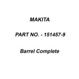 Makita Barrel Complete Suitable For HM0810, Part No 151457-9-picture-26