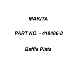 Makita Baffle Plate Suitable For MT360, Part No 418486-8-image-48
