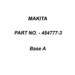 Makita Base A Suitable For HR5212C, Part No 454777-3-picture-28