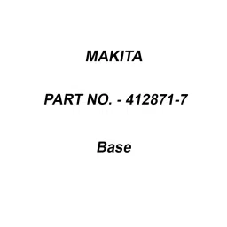Makita Base Suitable For HM1511, Part No 412871-7-picture-13