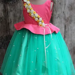 Li & Li Boutique Net Fit & Flare Maxi Dress-image-98