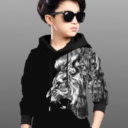 ATLANS Boys Printed Hooded T-shirt-32