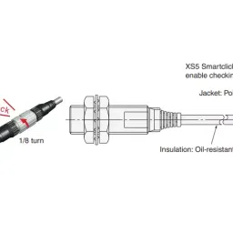 Omron Cylindrical Proximity Sensor (DC 2-Wire /Cord Pull-Out Type) E2E 39214847,Made in Japan image 3