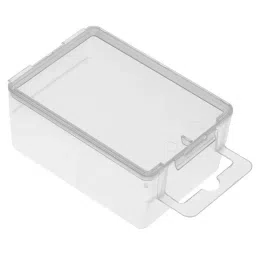 MULTICOMP PRO Boxes STORAGE BOX, 1 COMPARTMENT, TRANSPARENT, B1 (Pack of 5)-7