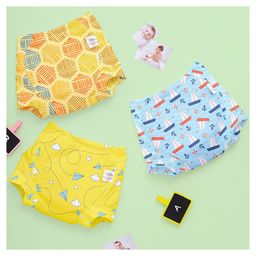 SuperBottoms  Set of 3 Super Dry Feel Padded Underwear - Multicolored Upgraded Version (Explorer, Size: 3, Pack of 3)-14