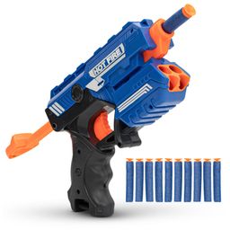 Funbee Musical Gun Toys for Kids, Toy Gun with Moving Gears, Music & Led Light |Battle Fight Game Toys for Kids | Fun Target Shooting Gun (Foam Gun)-35