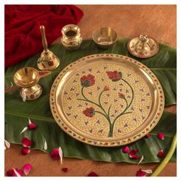 Servdharm Designer Pooja Thali Set-22