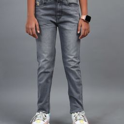 Under Fourteen Only Mild Washed Jeans - Dark Grey-picture-11