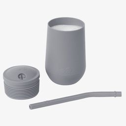 ezpz Happy Cup with Straw System Grey - 236 ml image 2