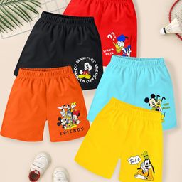 KUCHIPOO Boys Printed Mickey Mouse Shorts-image-89