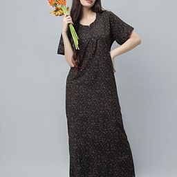 QUIRA Printed Maxi Nightdress-image-67