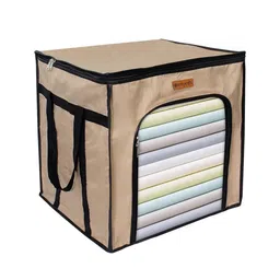 prettykrafts Beige & Black Reusable Multi-Utility Organisers-14