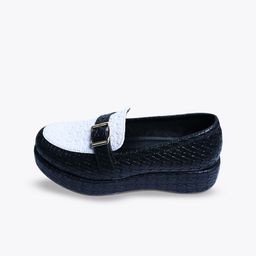 GLAM STORY Women Textured PU Loafers-50