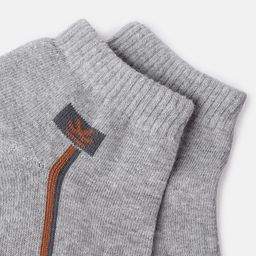 WROGN Unisex Pack of 3 Patterned Ankle Length Socks image 4