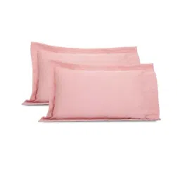 Maspar Rostette Pink 100% Cotton 275 TC Pillow Shams - Set of 2-40