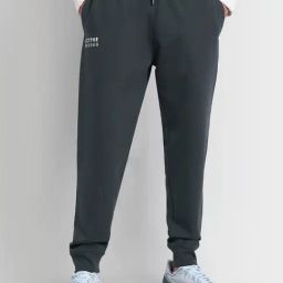 Dcyphr Charcoal Mid Rise Decode Essentials Joggers-image-83