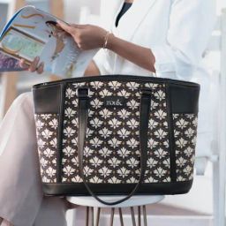 ZOUK Bidri Kaiser Printed Tote Handbag image 2