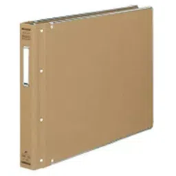 Kokuyo B4 Landscape Beige Cloth Pasted MP Binder, Ha-129-image-45
