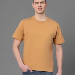 Red Tape Mustard Regular Fit Cotton Crew T-Shirt-picture-36