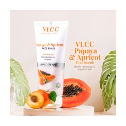 VLCC Papaya & Apricot Face Scrub - Pack of 2 image 2