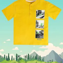 MINIKLUB Kids Yellow Printed T-Shirt-picture-12
