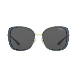 Vogue Eyewear 0VO3990SI Grey Casual Chic Square Sunglasses - 54 mm-image-31