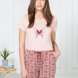 Van Heusen Brown Printed Lounge Shorts-image-46