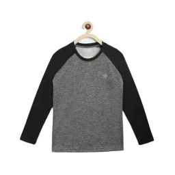 Chimprala Kids Grey & Black Textured T-Shirt-image-63