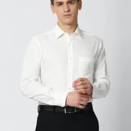 Peter England White  Regular Fit Shirt-image-69