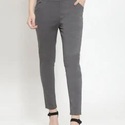 Global Republic Grey Regular Fit Jeggings-image-1