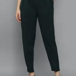 Allen Solly Green Mid Rise Trousers-image-21