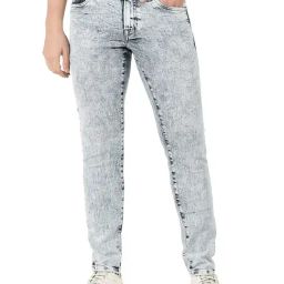 EVERBLUE Blue Tapered slim Fit Midrise Stretchable Jeans-image-8
