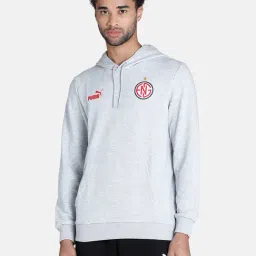 Puma ftblCore Fan Light Grey Regular Fit Hooded Sweatshirt-image-51