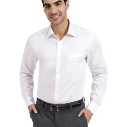Arrow White Cotton Slim Fit Shirt-picture-5